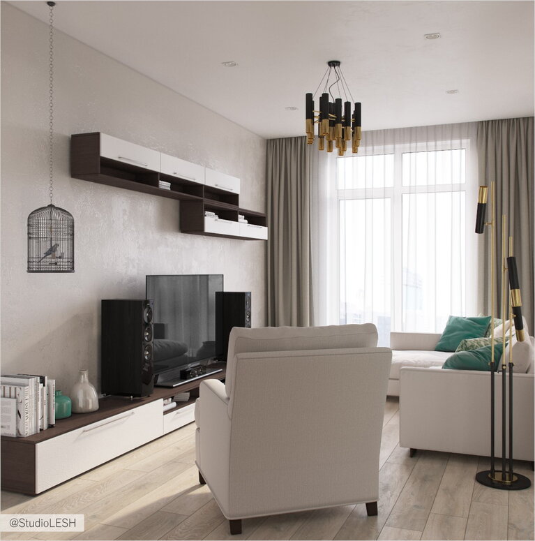 Гостиная в современном стиле