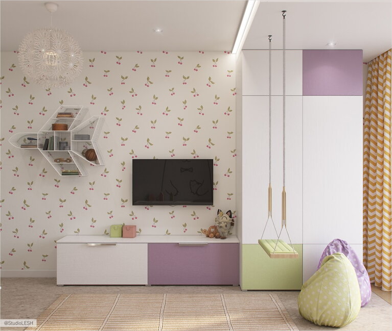 Деская в спокойных тонах