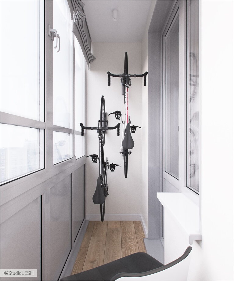 Светлый балкон