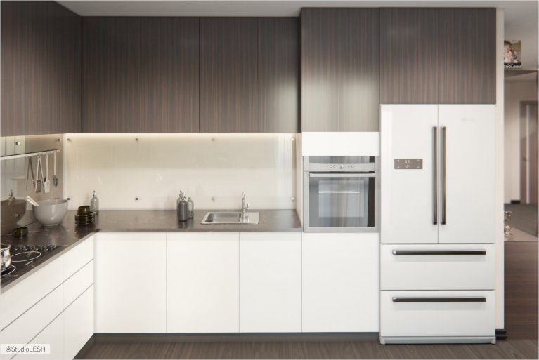 Контрастная кухня