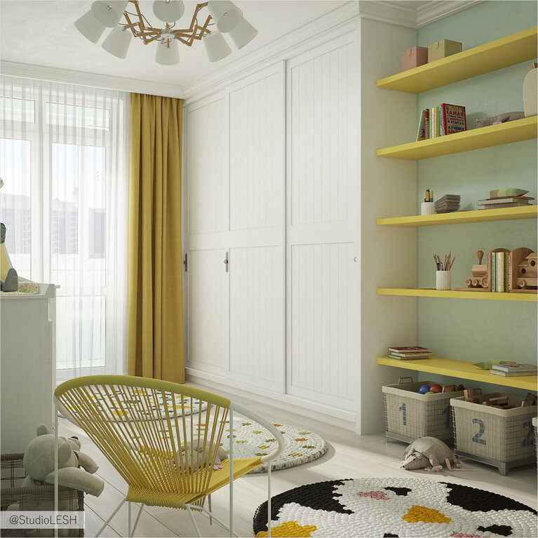 Желтая детская