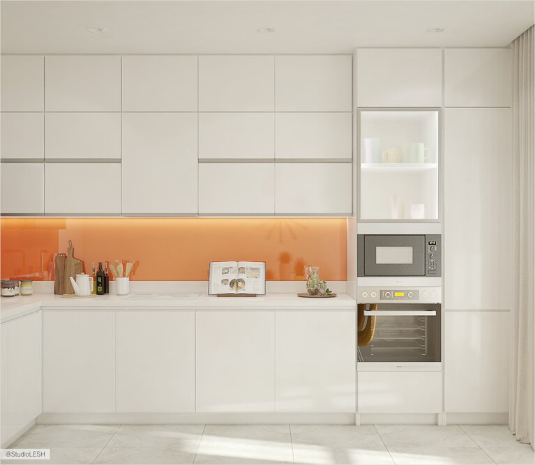 Яркая кухня