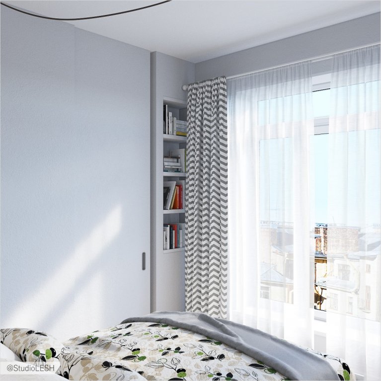 Белая спальня