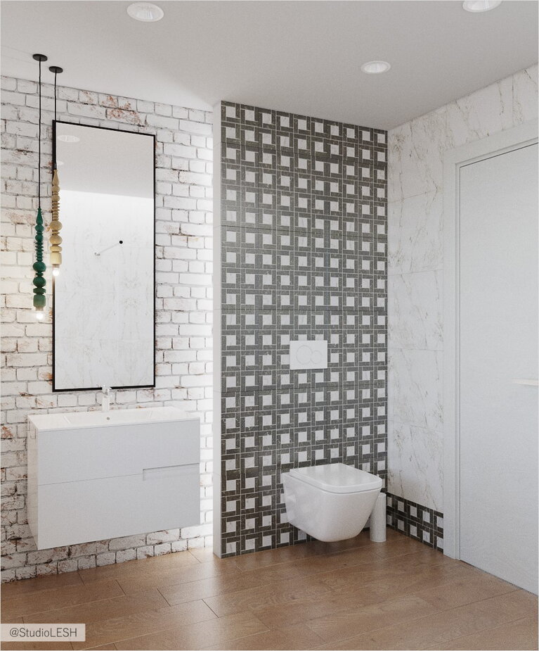 Светлый санузел