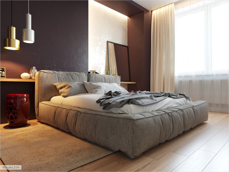 Яркая спальня