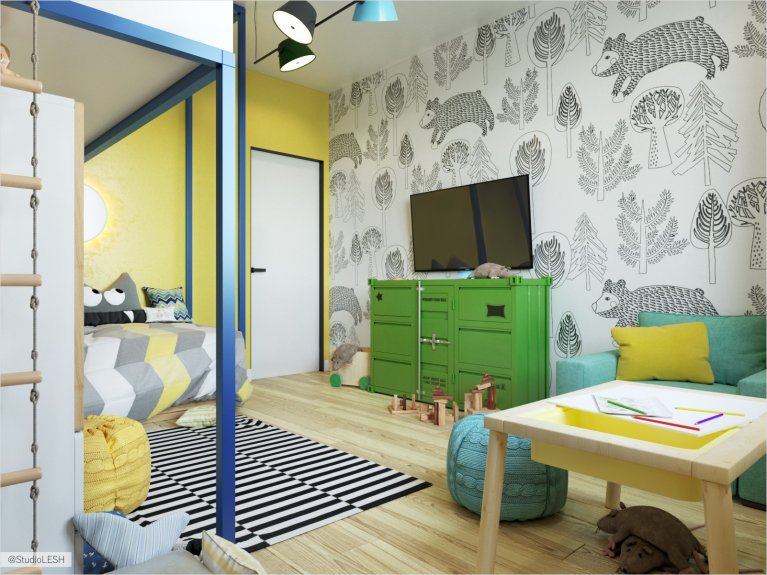 Интерьер детской комнаты