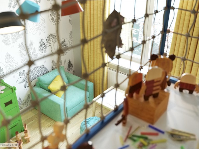 Современный интерьер детской