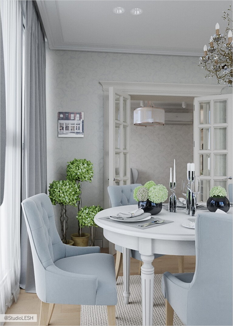 Столовая в классическом стиле