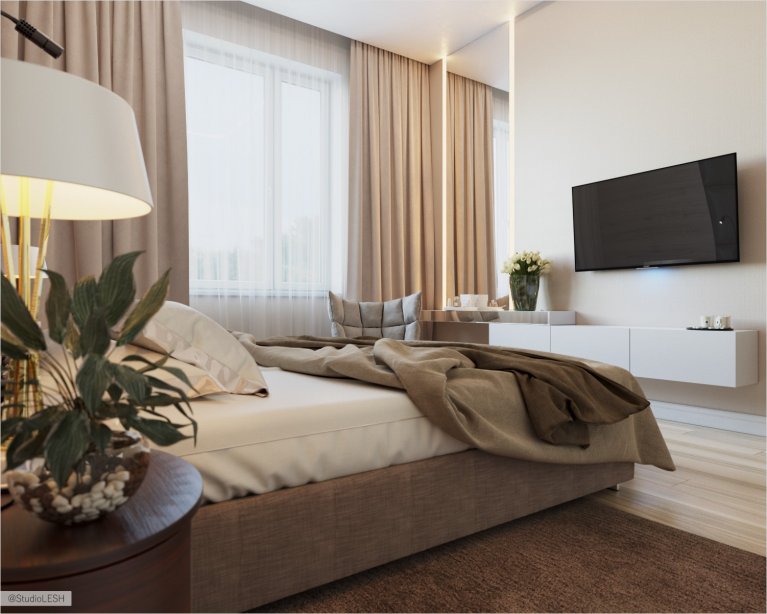 Шоколадная спальня