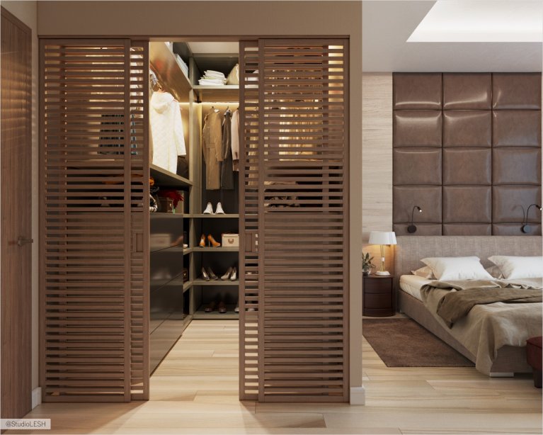 Гардеробная в спальне