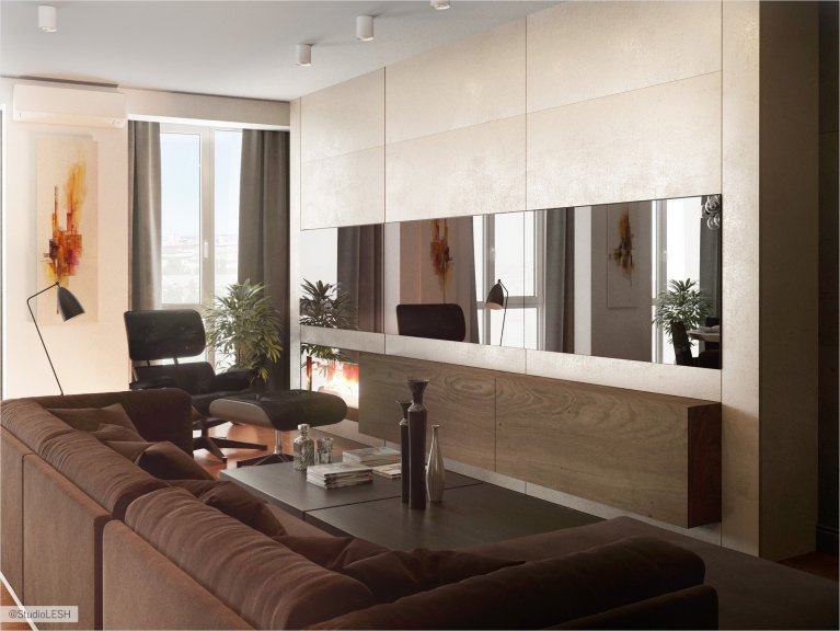 Зона отдыха в гостиной