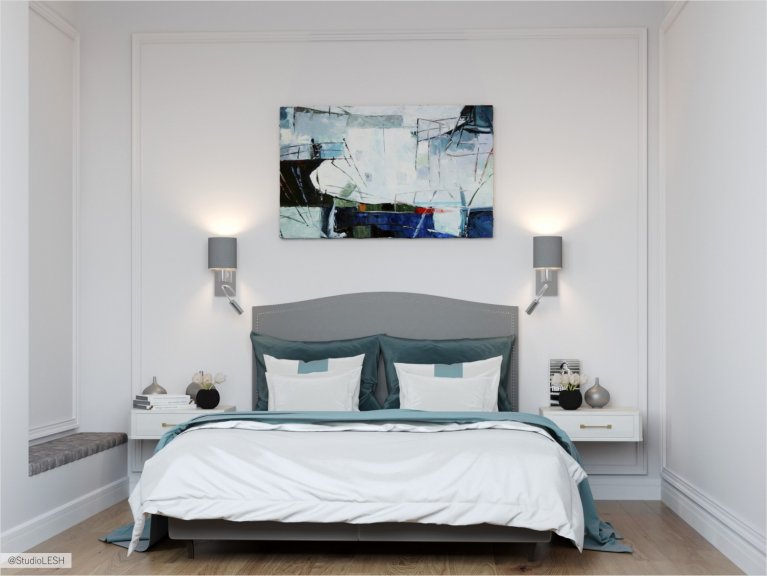 Минималистичная спальня