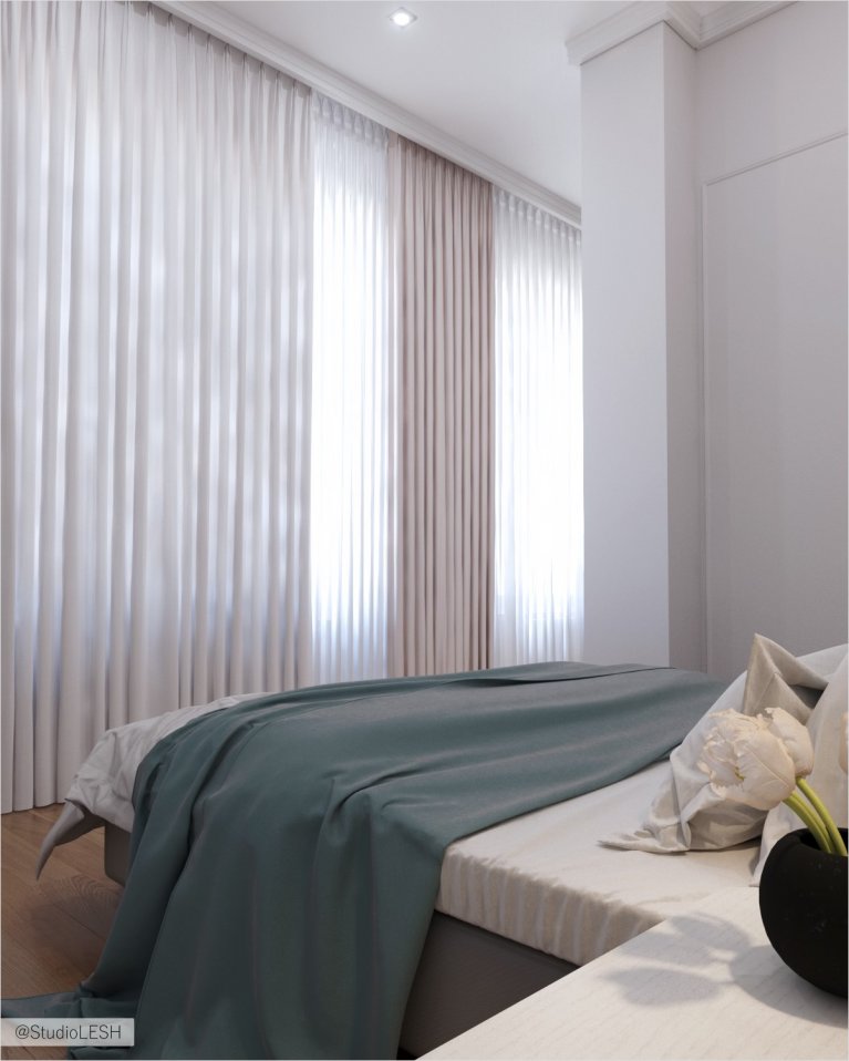 Светлая спальня