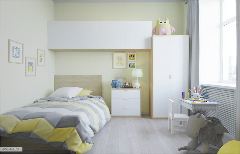 Желтая детская