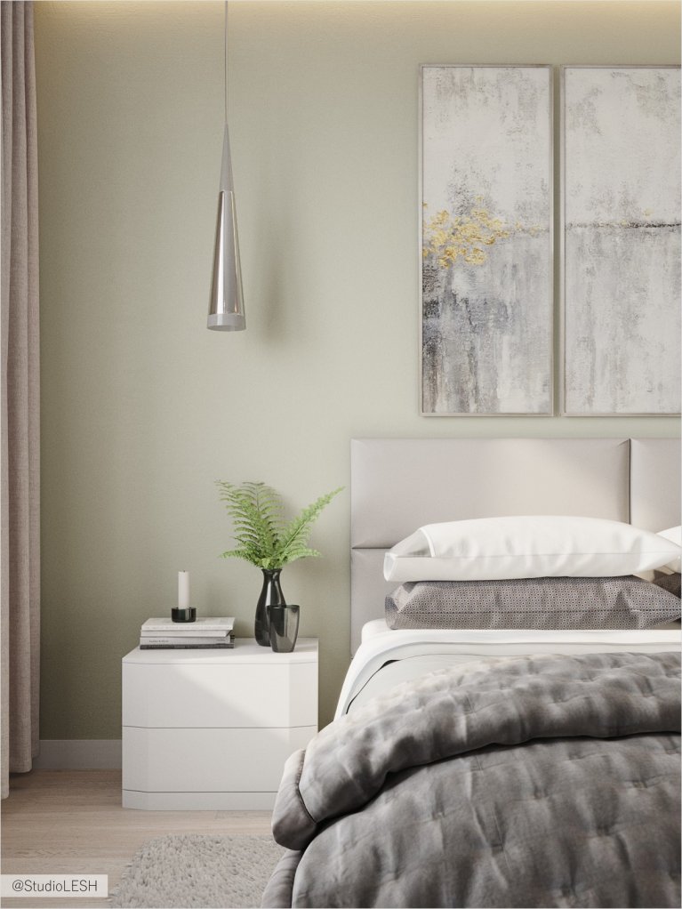 Минимализм в спальне