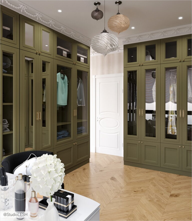 Гардеробная в спальне
