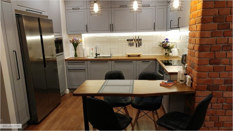 Кухня со слэбом