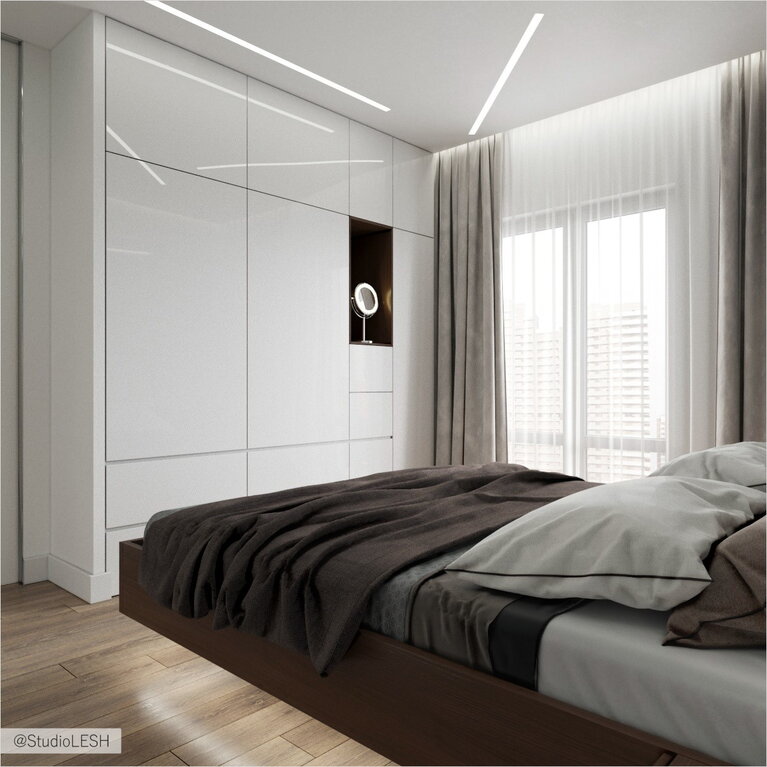 Спальня в белом цвете