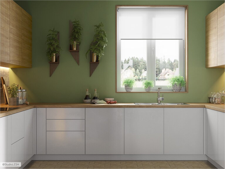 Кухня в эко-стиле