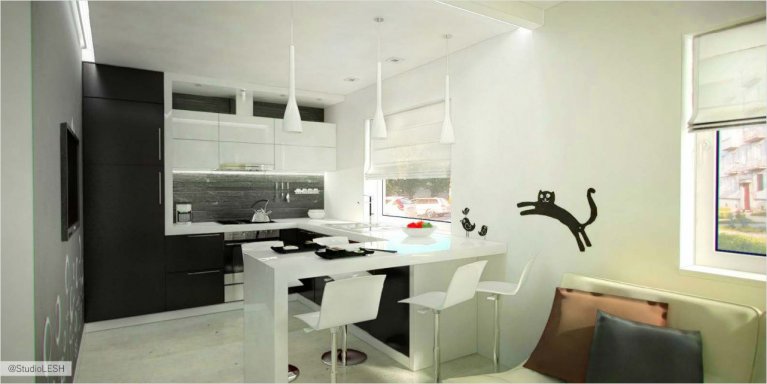 Дизайн интерьера кухни