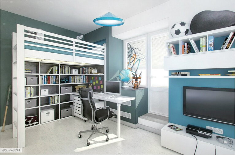 Дизайн интерьера детской для мальчика