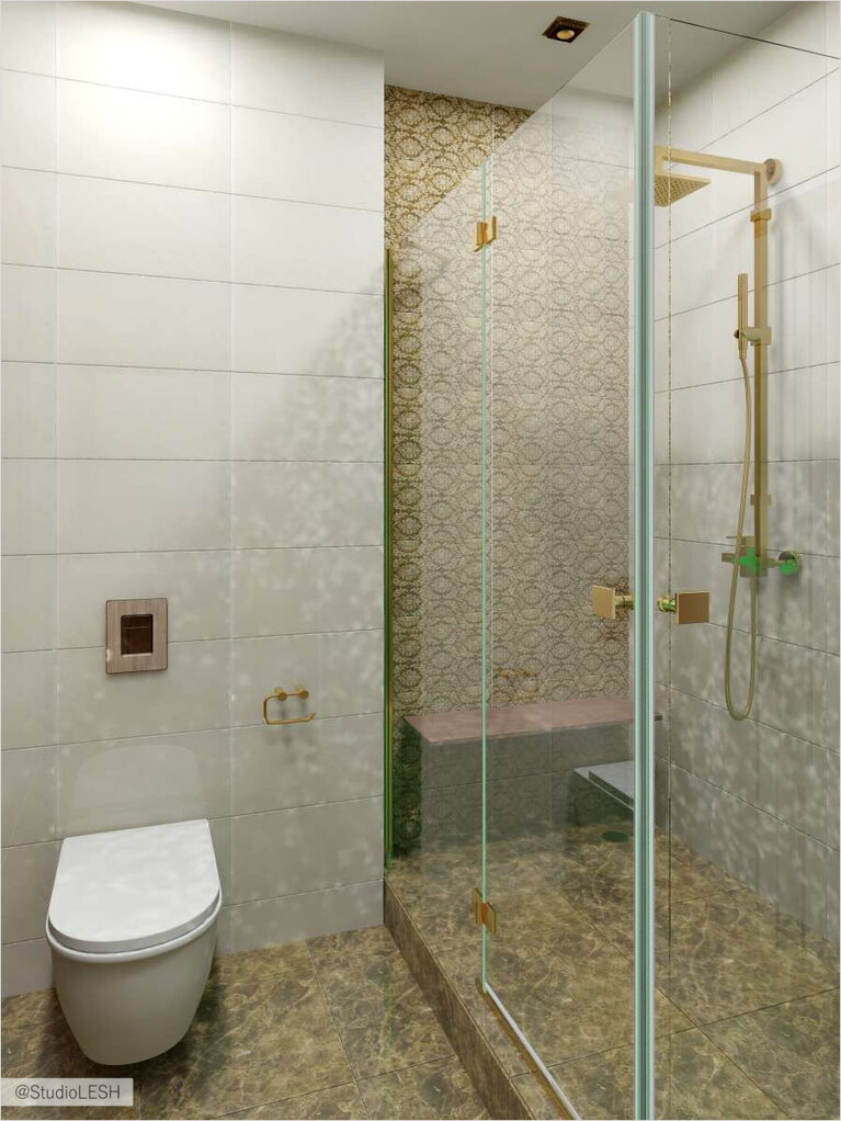 Дизайн проект, душевая кабина 