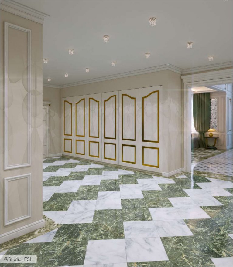 Дизайн проект трехэтажного дома 