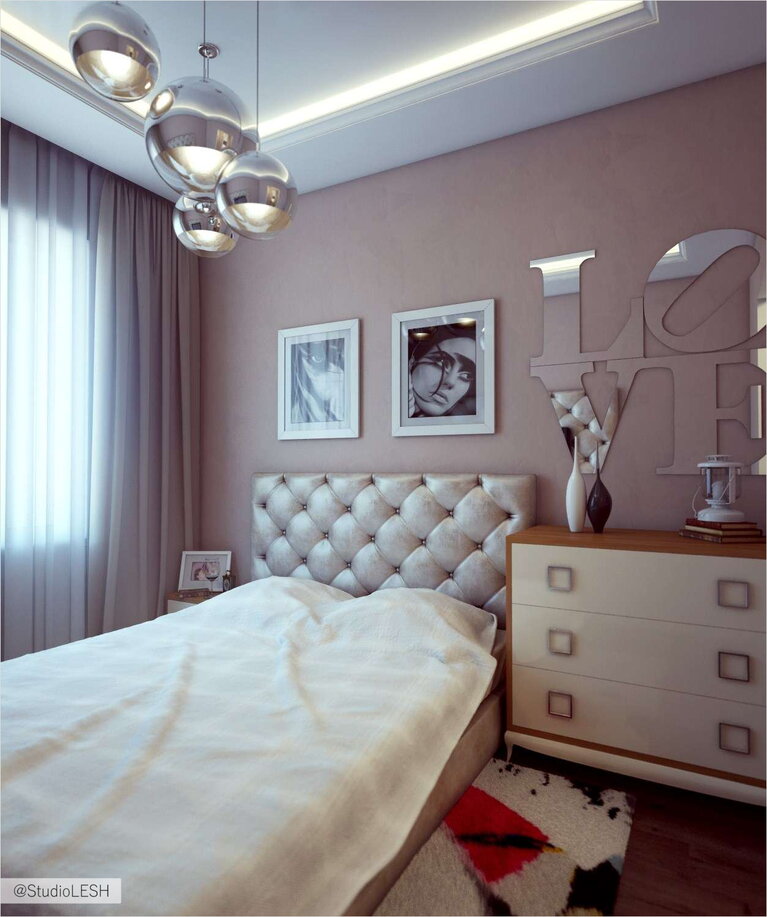 Дизайн проект спальни