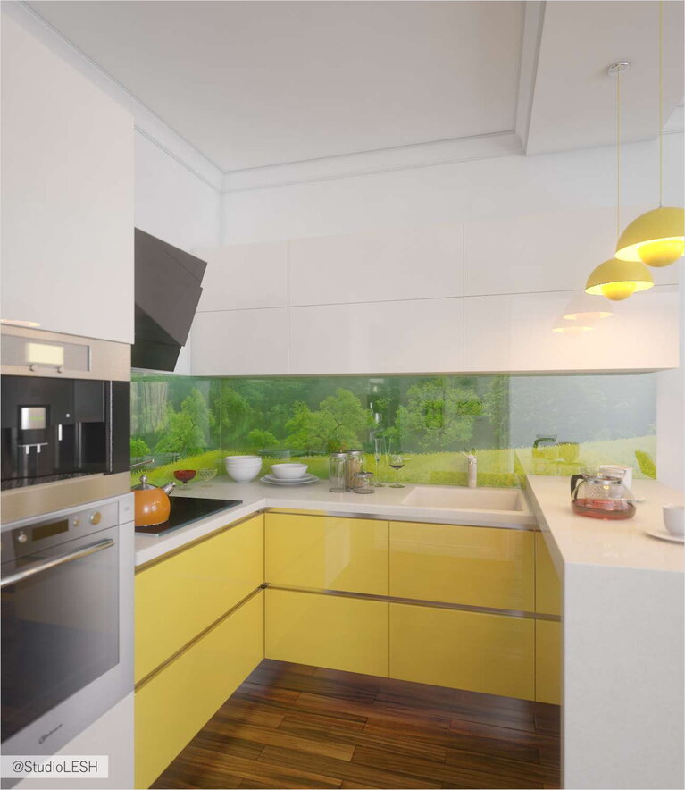 Дизайн проект кухонная столешница 