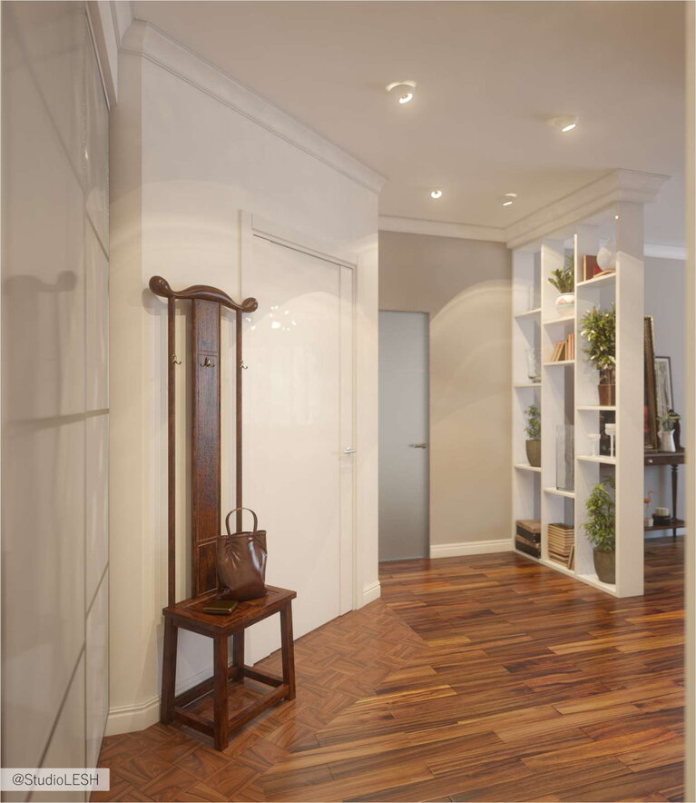 Дизайн интерьера прихожей квартиры