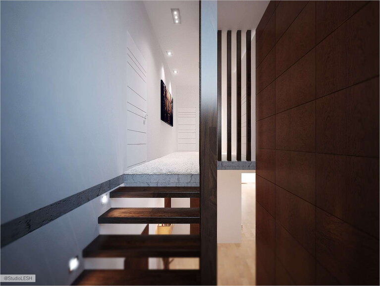 Дизайн интерьера коридора