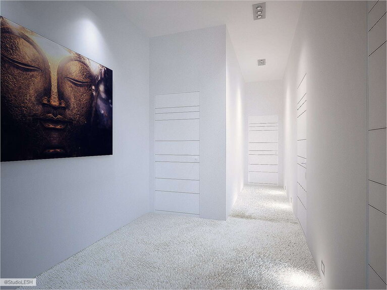 Дизайн интерьера коридора