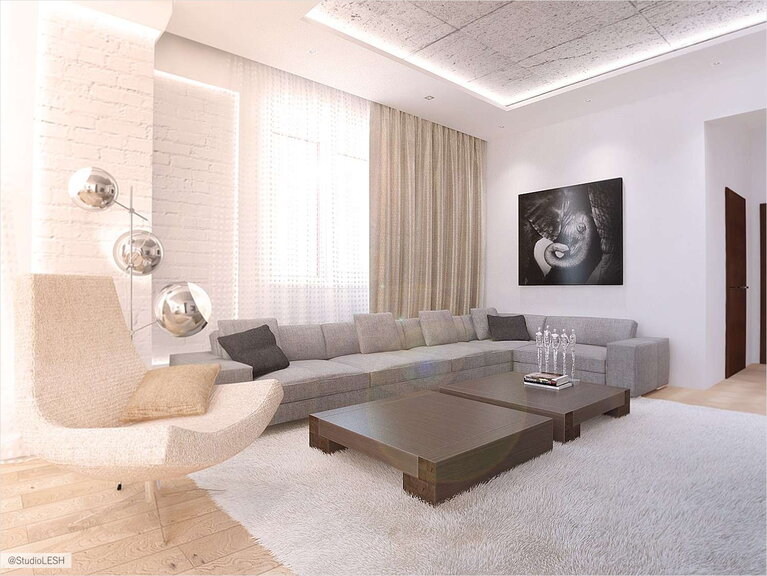 Дизайн интерьера гостиной