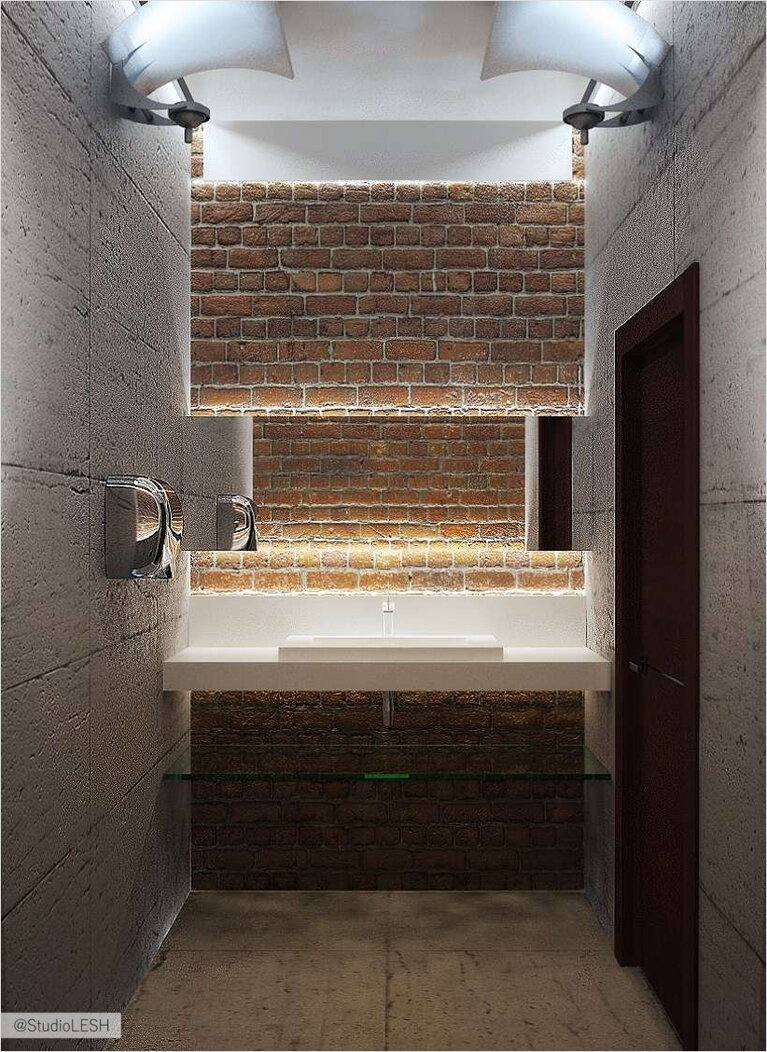 Дизайн интерьера санузла