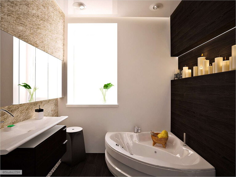 Дизайн интерьера ванной