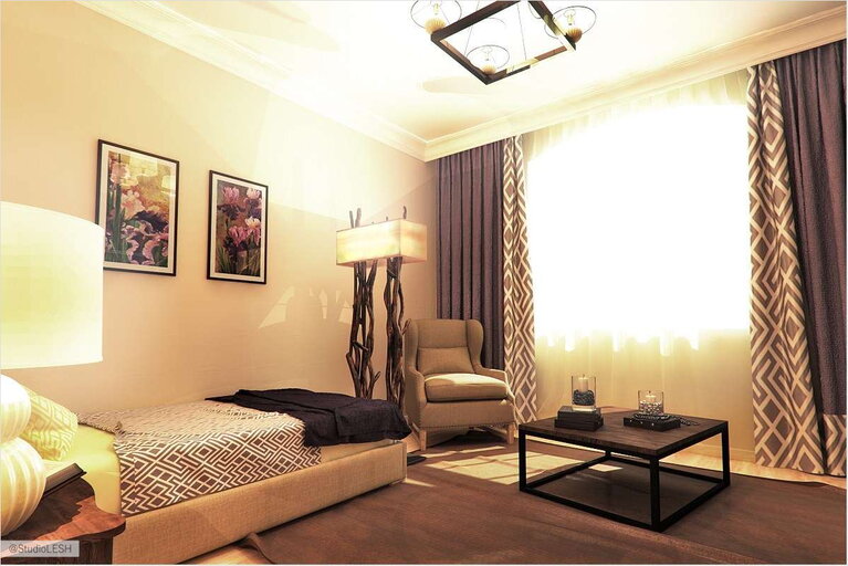 Дизайн интерьера спальни