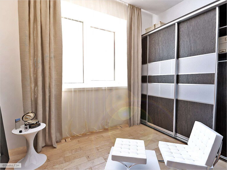 Дизайн интерьера гардероба 