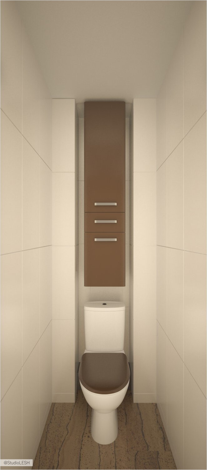 Дизайн интерьера туалета