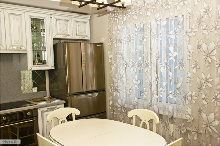 Тюль на кухне