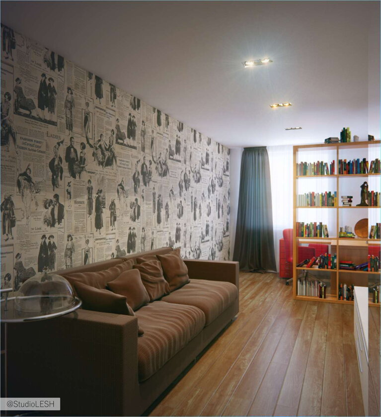 Дизайн интерьера гостевой комнаты