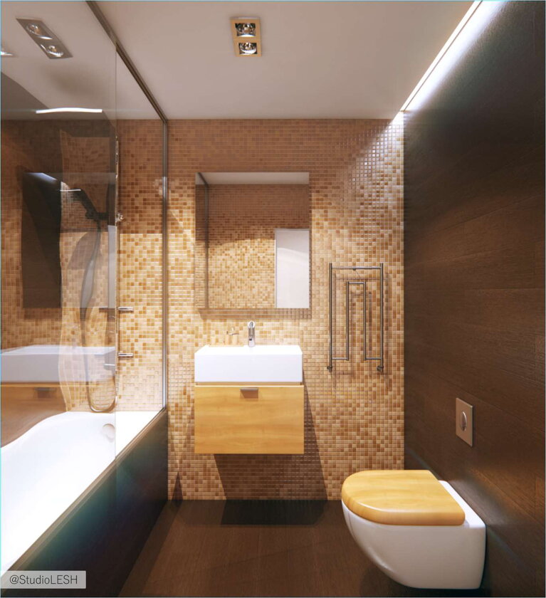 Дизайн интерьера туалета