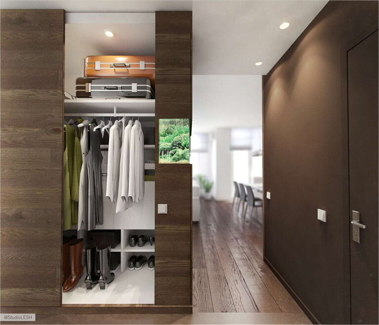 Шкаф купе в прихожей