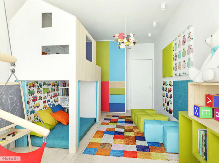 Дизайн интерьера детской для малыша