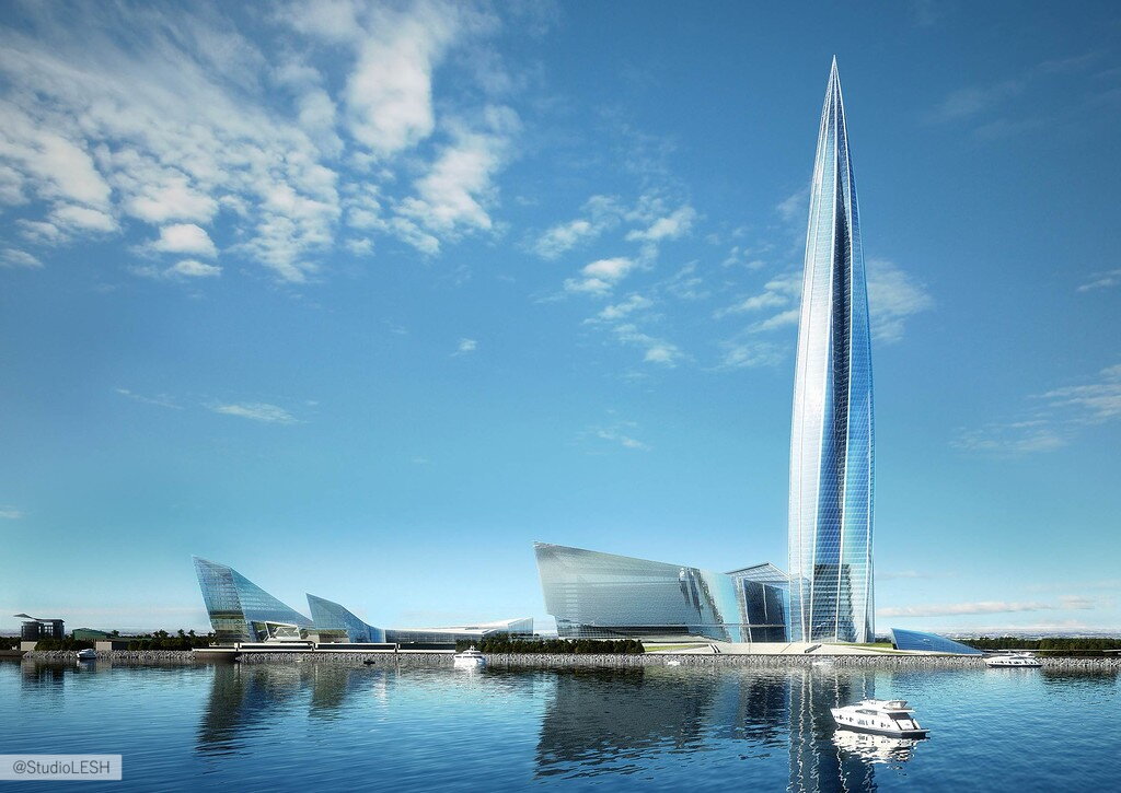 Дизайн проект в Лахте Центр Газпром