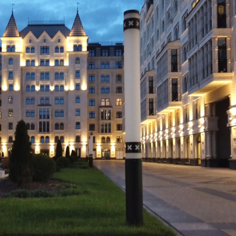 Elite apartment complex Russian house